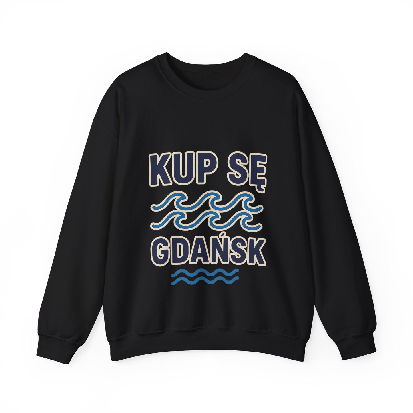 Bluza unisex z grafiką Kup Se Fale – klasyczny crewneck i miejski styl