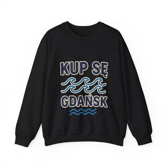 Bluza unisex z grafiką Kup Se Fale – klasyczny crewneck i miejski styl