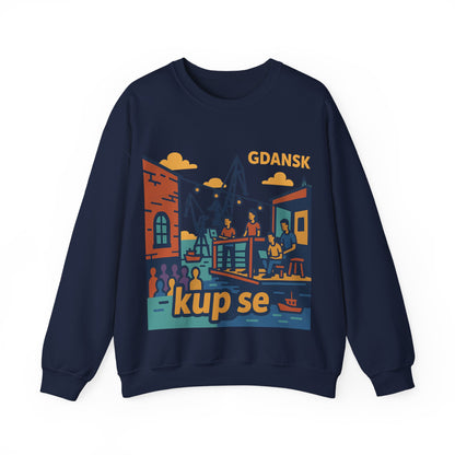 Bluza unisex z grafiką Kup Se Vibe – klasyczny crewneck i miejski styl
