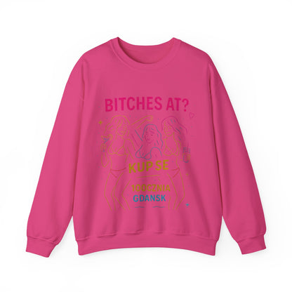 Bluza unisex z grafiką Kup Se Bi*ches at? – klasyczny crewneck i miejski styl
