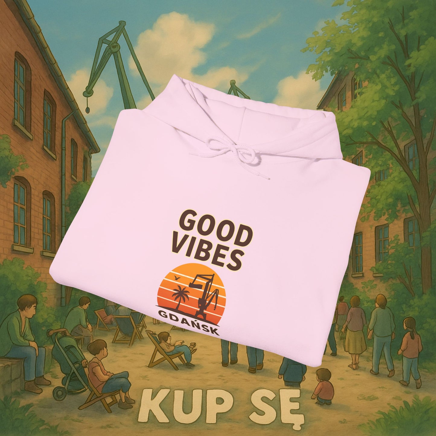 Unisex Heavy Blend Hoodie – Good Vibes – Kup Se