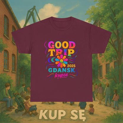KupSe Good Trip Gdansk Style t-shirt - Unisex Heavy Cotton Tee
