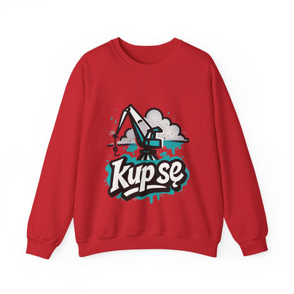 Bluza unisex z grafiką Kup Se Dźwig– klasyczny crewneck i miejski styl