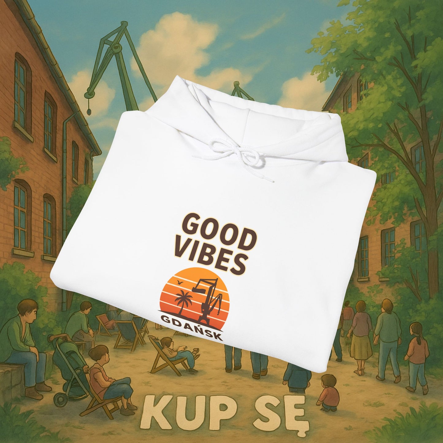 Unisex Heavy Blend Hoodie – Good Vibes – Kup Se