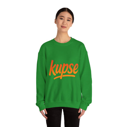 Bluza unisex z grafiką Kup Se Logo Orange – klasyczny crewneck i miejski styl