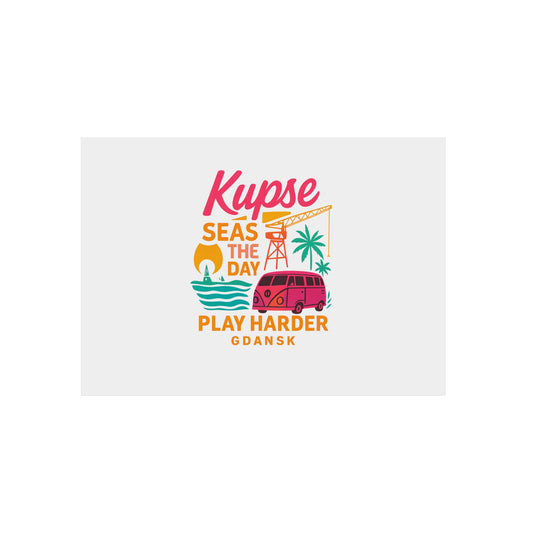 Obraz na panelu aluminiowym Play Harder – trwały wydruk w stylu Kup Se