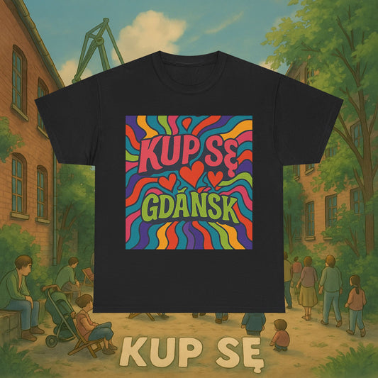 KupSe Gdańsk Hippie t-shirt - Unisex Heavy Cotton Tee