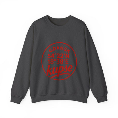 Bluza unisex z grafiką Kup Se Koordynaty – klasyczny crewneck i miejski styl