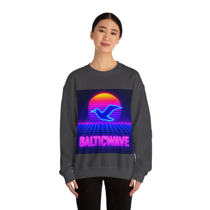 Bluza unisex z grafiką Kup Se Baltic Wave – klasyczny crewneck i miejski styl