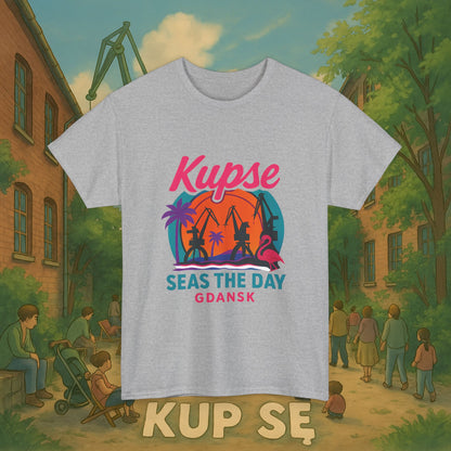 KupSe Seas The Day Style t-shirt - Unisex Heavy Cotton Tee