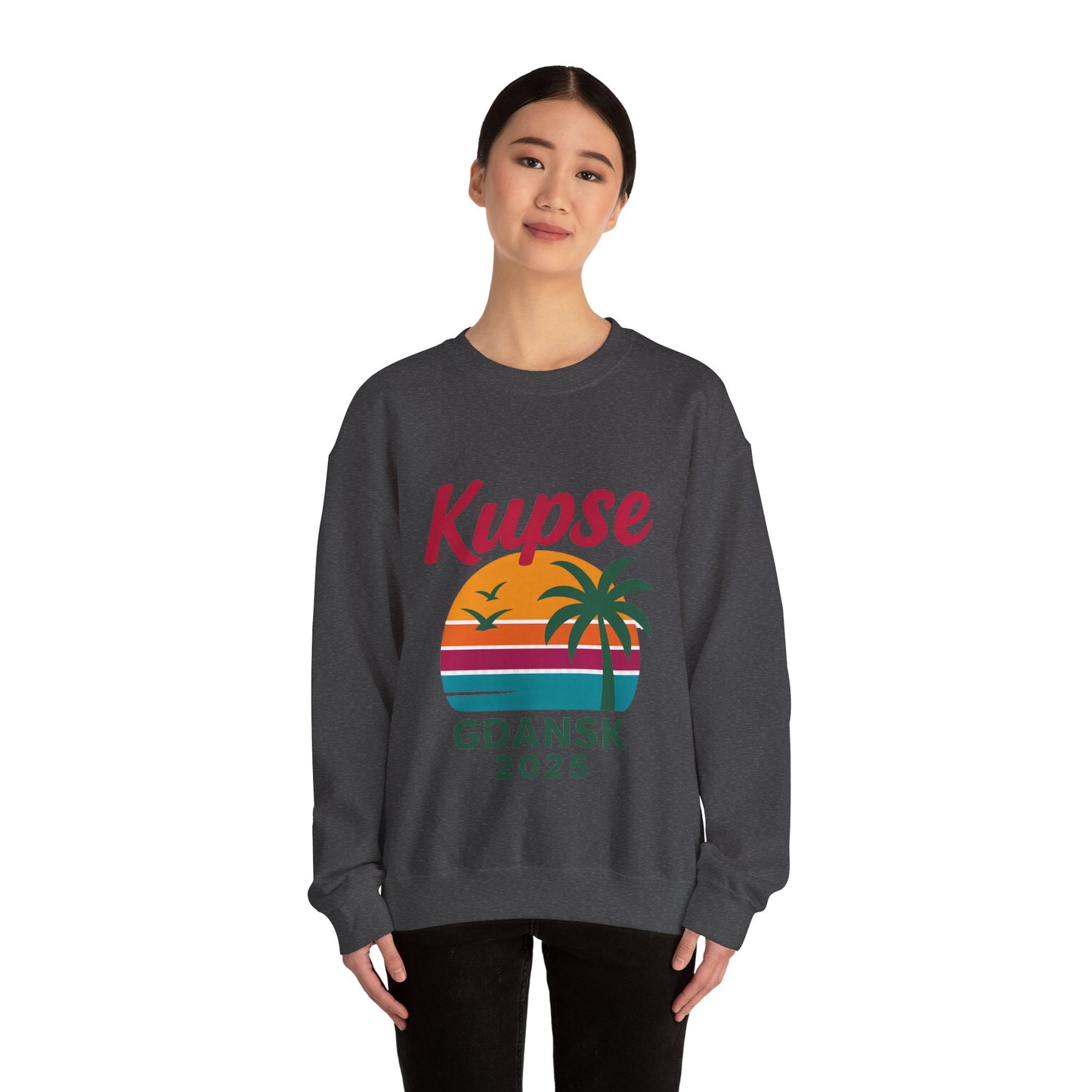Bluza unisex z grafiką Kup Se 90s – klasyczny crewneck i miejski styl