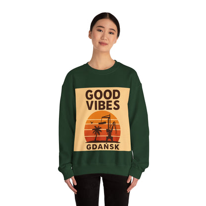 Bluza unisex z grafiką Kup Se Good Vibes Desert – klasyczny crewneck i miejski styl