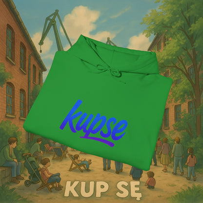 Unisex Heavy Blend Hoodie – Logo Blue – Kup Se