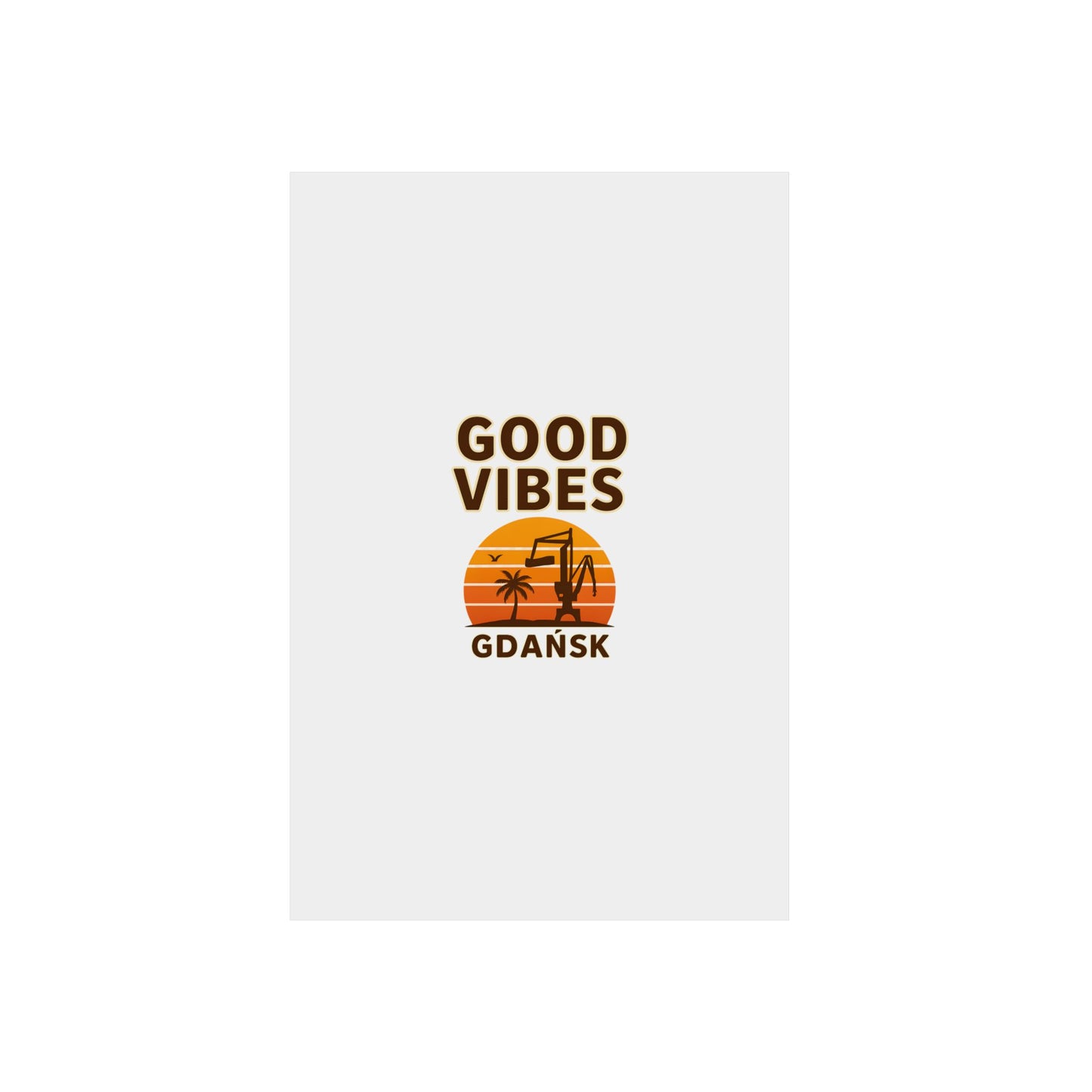 Obraz na panelu aluminiowym Good Vibes – trwały wydruk w stylu Kup Se