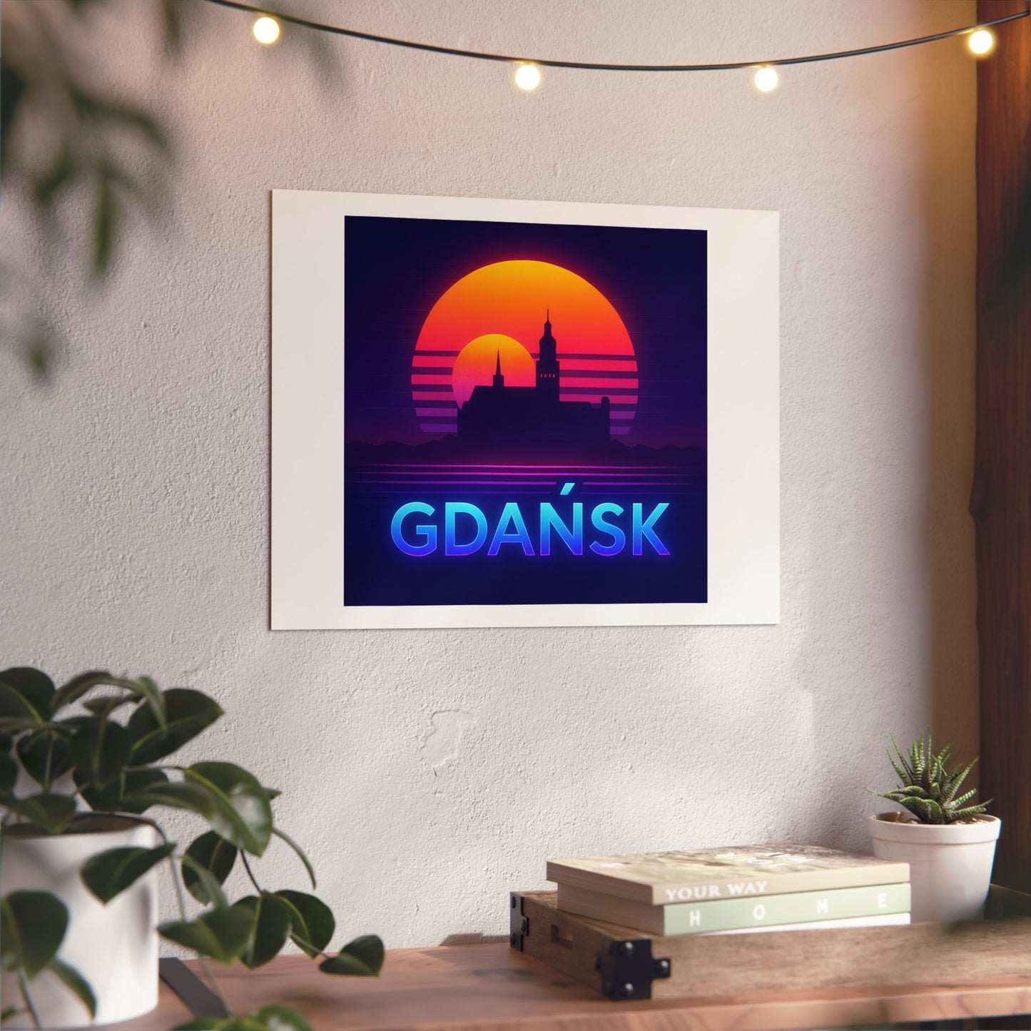 Obraz na panelu aluminiowym Panorama Gdańsk – trwały wydruk w stylu Kup Se