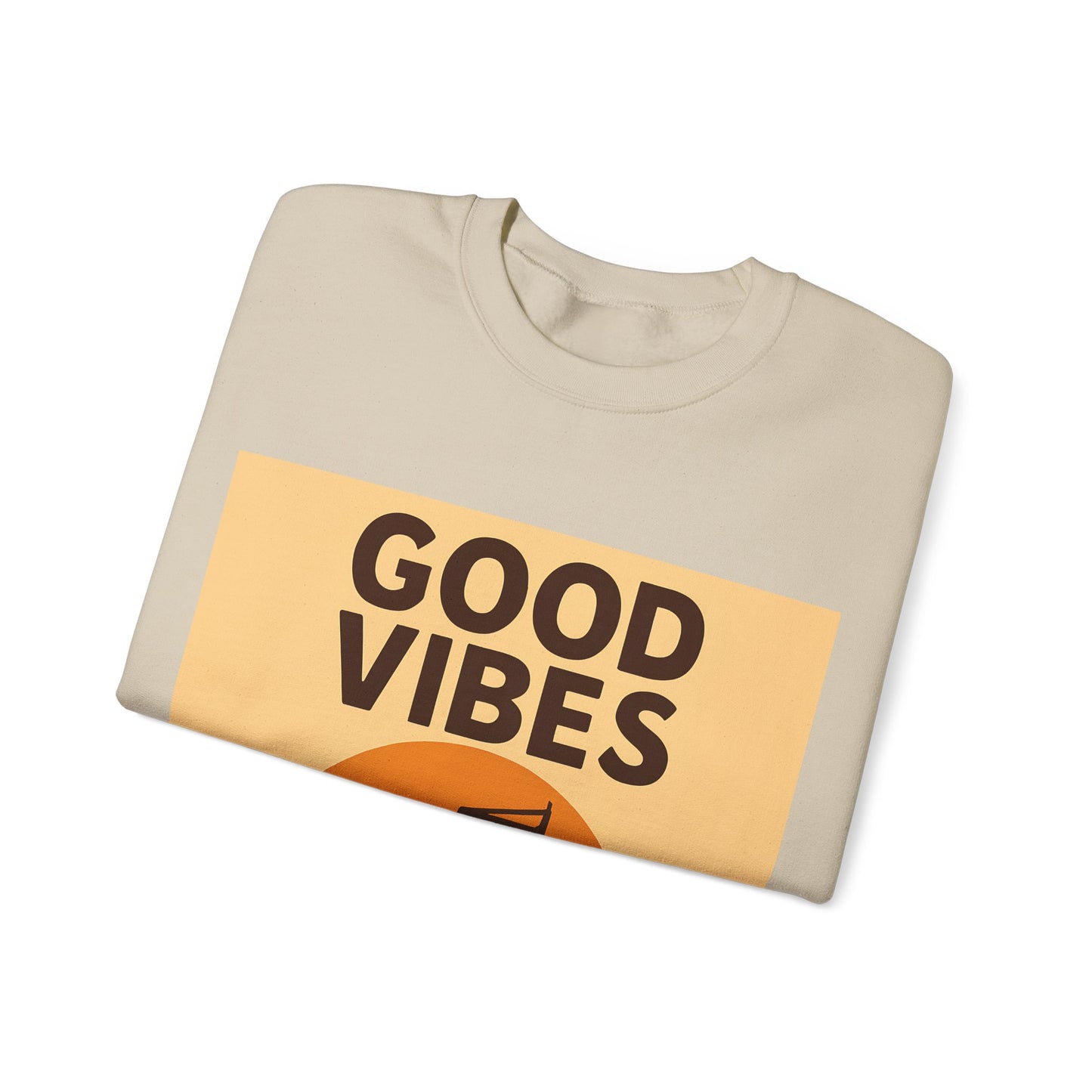 Bluza unisex z grafiką Kup Se Good Vibes Desert – klasyczny crewneck i miejski styl
