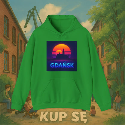 Unisex Heavy Blend Hoodie – Panorama Gdańsk – Kup Se