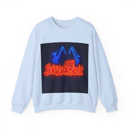 Bluza unisex z grafiką Kup Se Solidarność – klasyczny crewneck i miejski styl