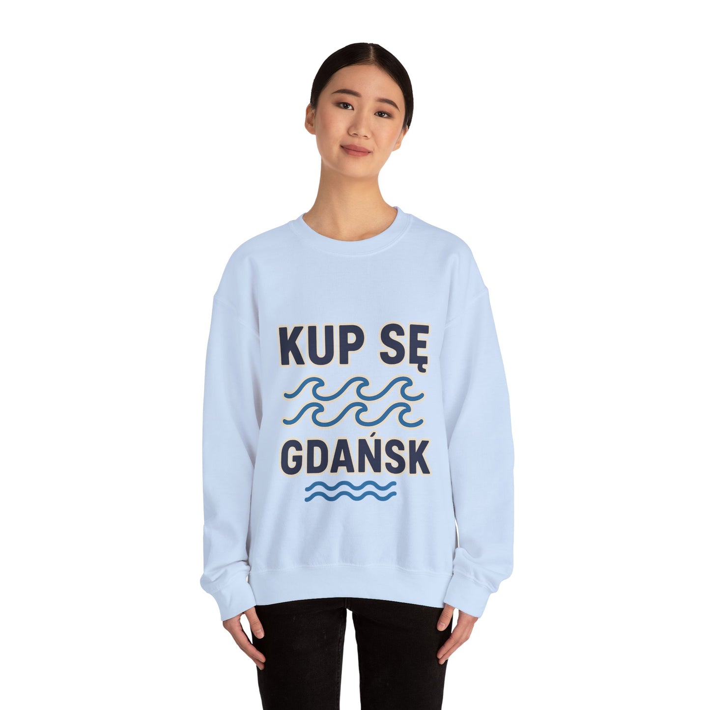 Bluza unisex z grafiką Kup Se Fale – klasyczny crewneck i miejski styl