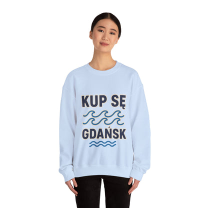 Bluza unisex z grafiką Kup Se Fale – klasyczny crewneck i miejski styl