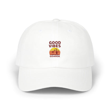 Czapka z daszkiem z grafiką Kup Se Good Vibes – modny Dad Cap z charakterem