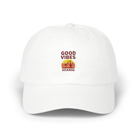 Czapka z daszkiem z grafiką Kup Se Good Vibes – modny Dad Cap z charakterem