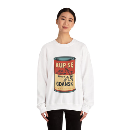 Bluza unisex z grafiką Kup Se Campbell– klasyczny crewneck i miejski styl