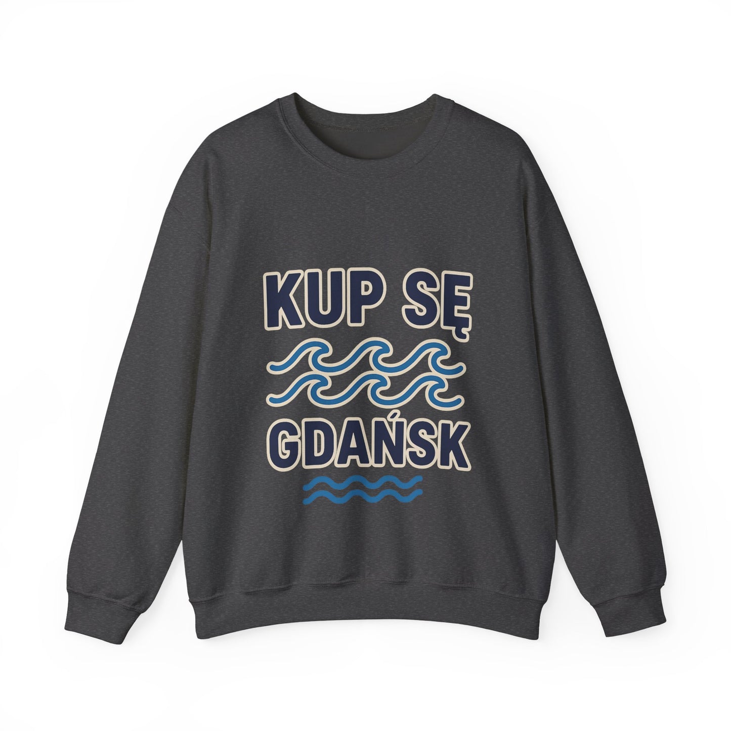 Bluza unisex z grafiką Kup Se Fale – klasyczny crewneck i miejski styl