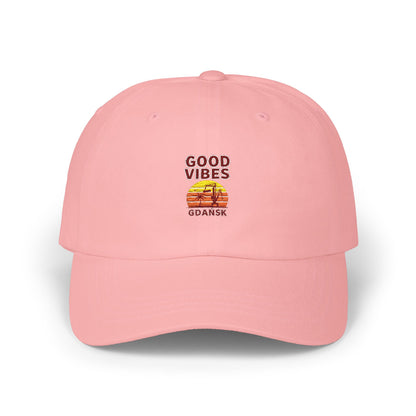 Czapka z daszkiem z grafiką Kup Se Good Vibes – modny Dad Cap z charakterem