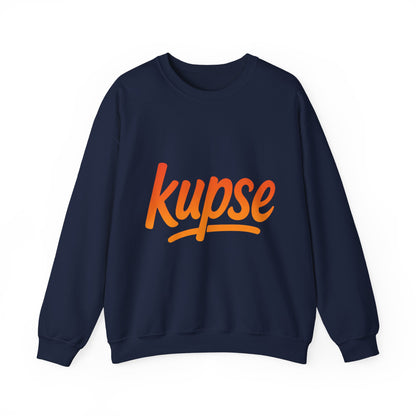 Bluza unisex z grafiką Kup Se Logo Orange – klasyczny crewneck i miejski styl