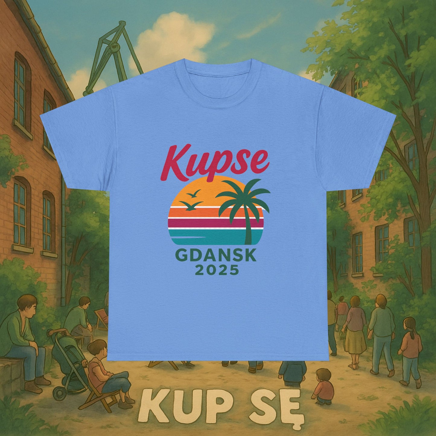 KupSe 90's Style t-shirt - Unisex Heavy Cotton Tee