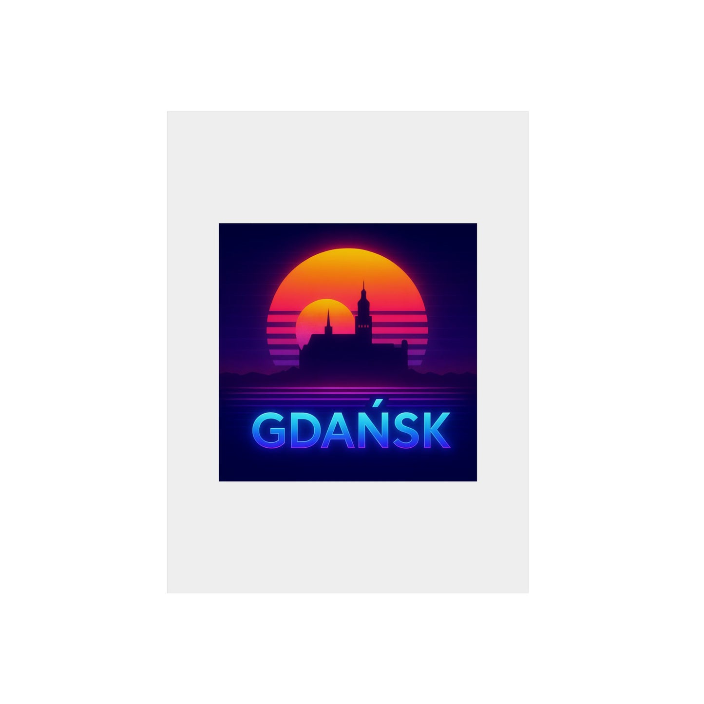 Obraz na panelu aluminiowym Panorama Gdańsk – trwały wydruk w stylu Kup Se