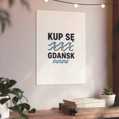 Obraz na panelu aluminiowym Gdańsk Fale – trwały wydruk w stylu Kup Se