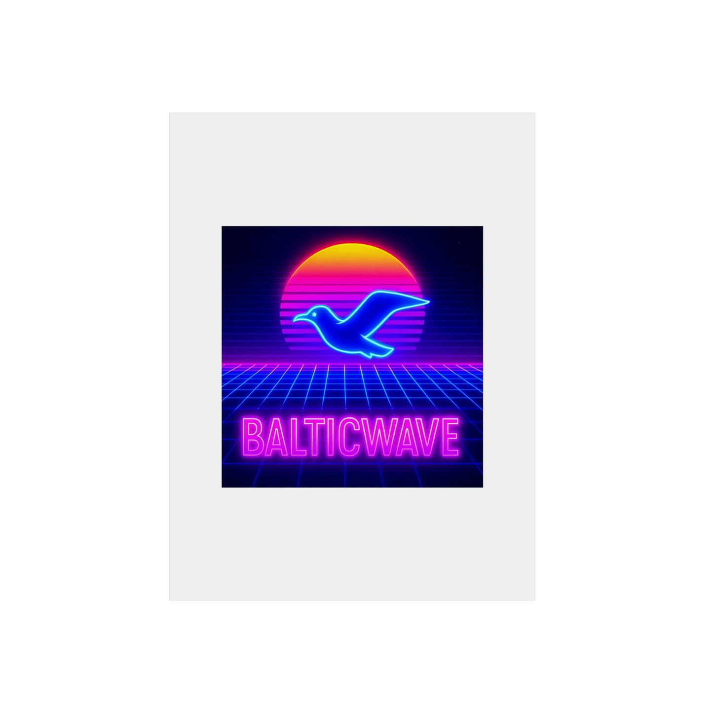Obraz na panelu aluminiowym Baltic Wave – trwały wydruk w stylu Kup Se