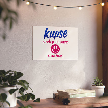 Obraz na panelu aluminiowym Seek Pleasure – trwały wydruk w stylu Kup Se