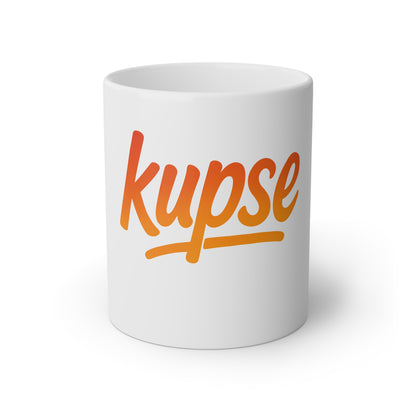 Kubek KupSe – Logo Orange, Unikatowy Design, Lokalny Styl
