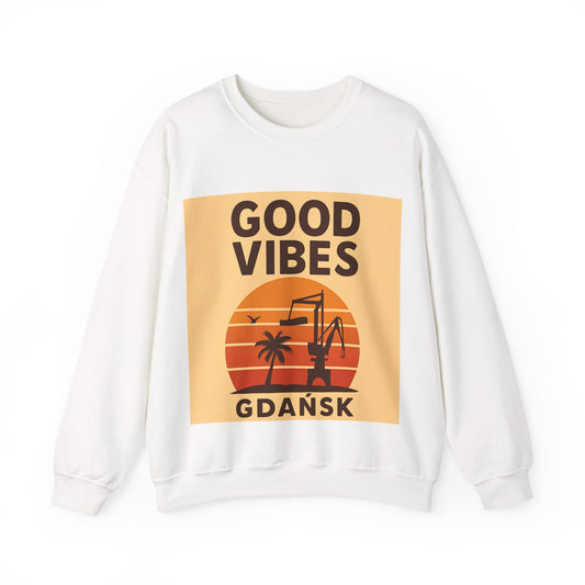 Bluza unisex z grafiką Kup Se Good Vibes Desert – klasyczny crewneck i miejski styl