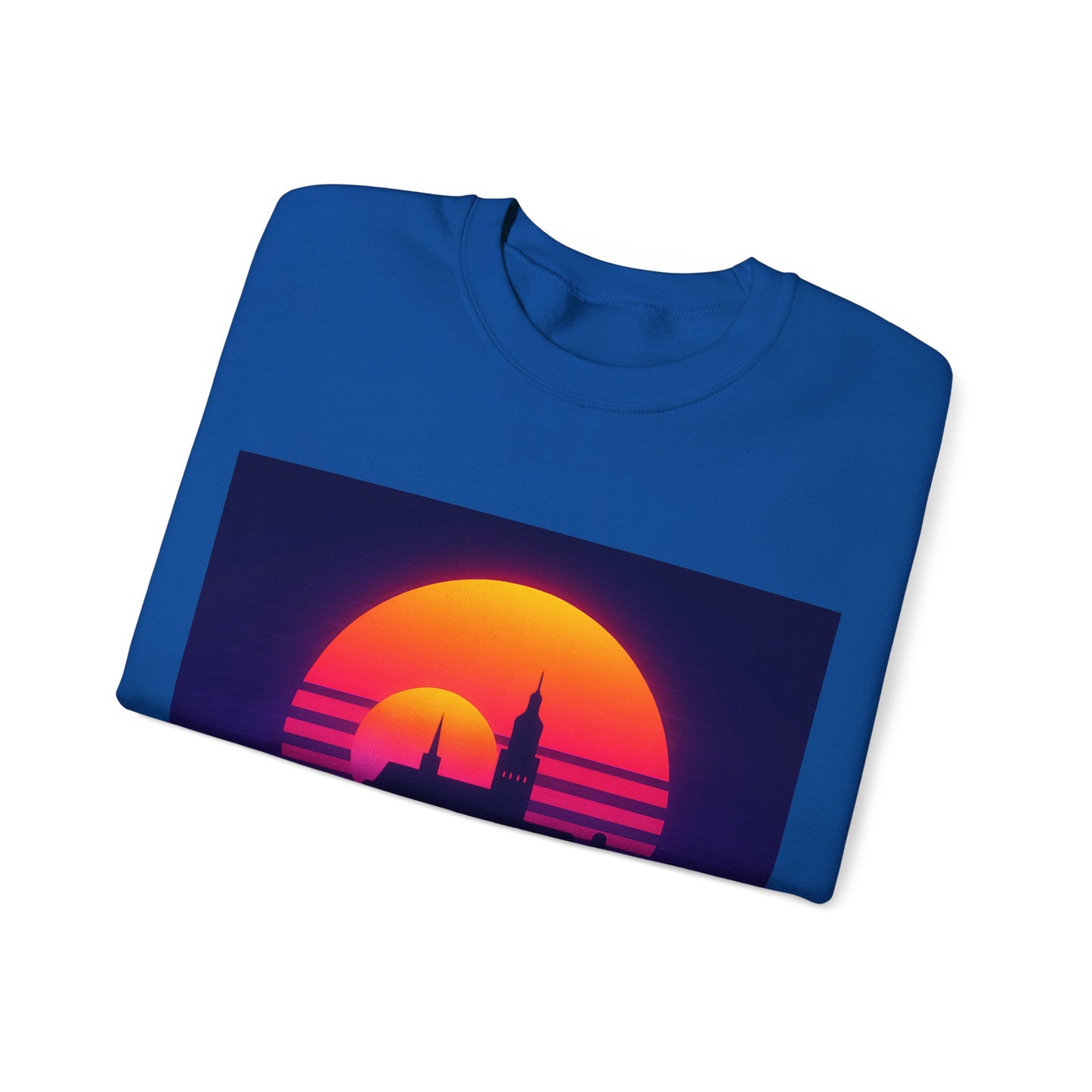 Bluza unisex z grafiką Kup Se Panorama Gdańsk – klasyczny crewneck i miejski styl