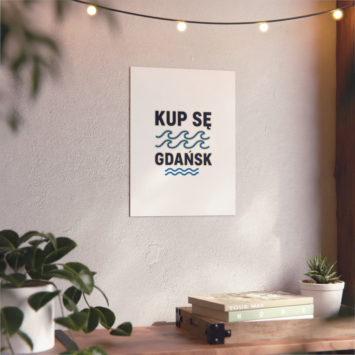 Obraz na panelu aluminiowym Gdańsk Fale – trwały wydruk w stylu Kup Se
