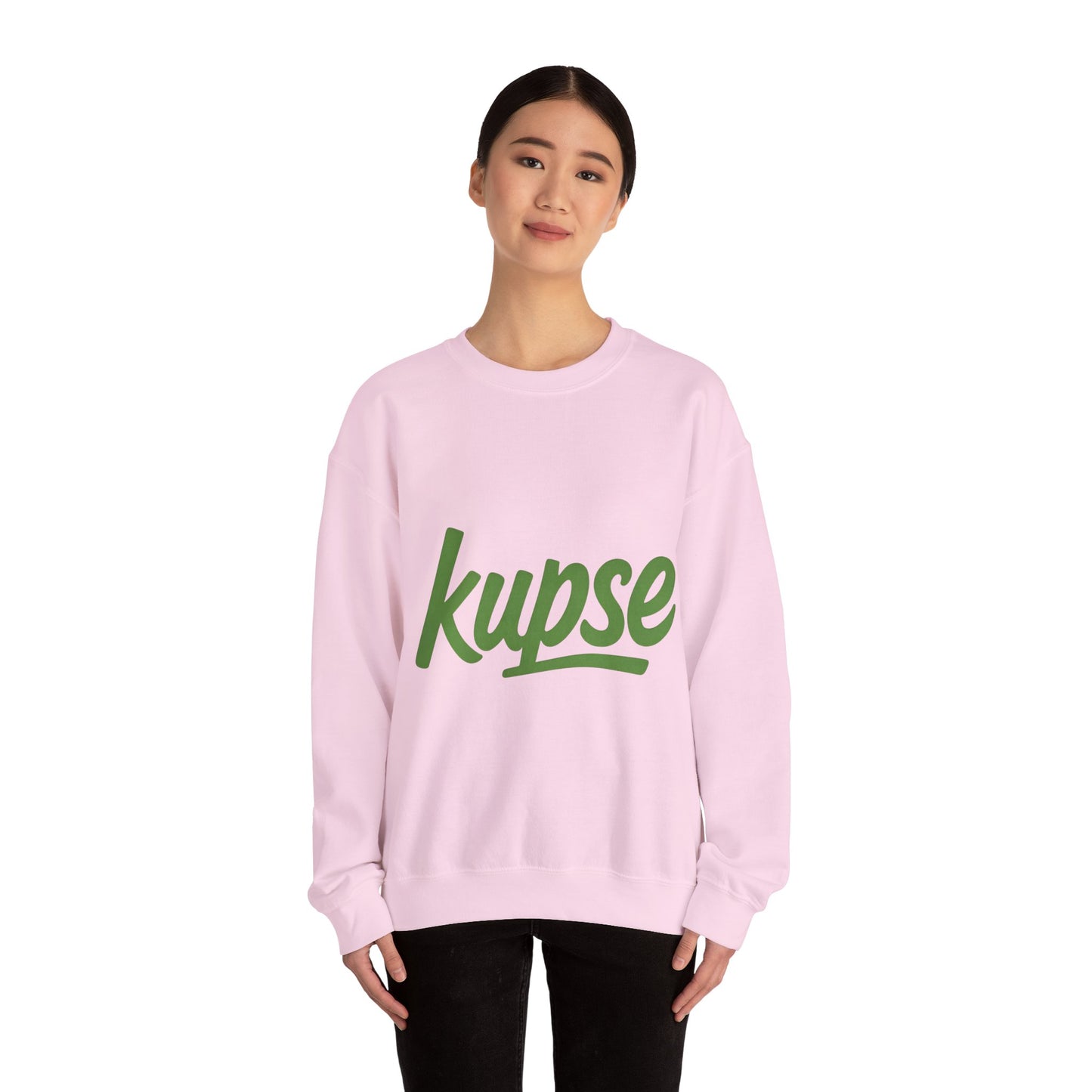 Bluza unisex z grafiką Kup Se Logo Green – klasyczny crewneck i miejski styl