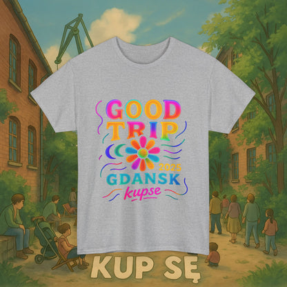 KupSe Good Trip Gdansk Style t-shirt - Unisex Heavy Cotton Tee