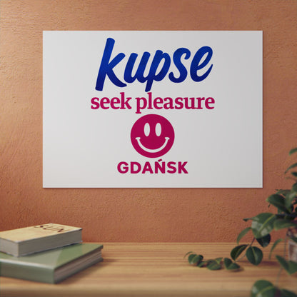 Obraz na panelu aluminiowym Seek Pleasure – trwały wydruk w stylu Kup Se