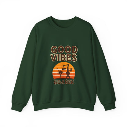 Bluza unisex z grafiką Kup Se Good Vibes – klasyczny crewneck i miejski styl