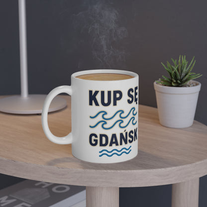 Kubek z Motywem Gdańska – Morska Energia na Każdy Dzień