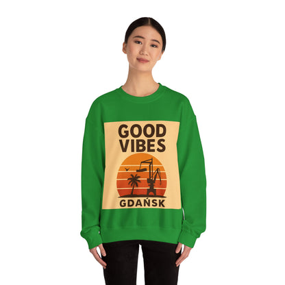 Bluza unisex z grafiką Kup Se Good Vibes Desert – klasyczny crewneck i miejski styl