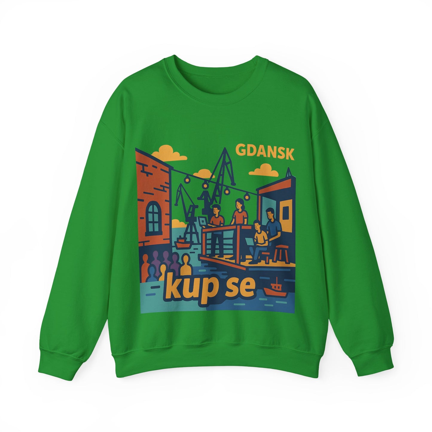 Bluza unisex z grafiką Kup Se Vibe – klasyczny crewneck i miejski styl