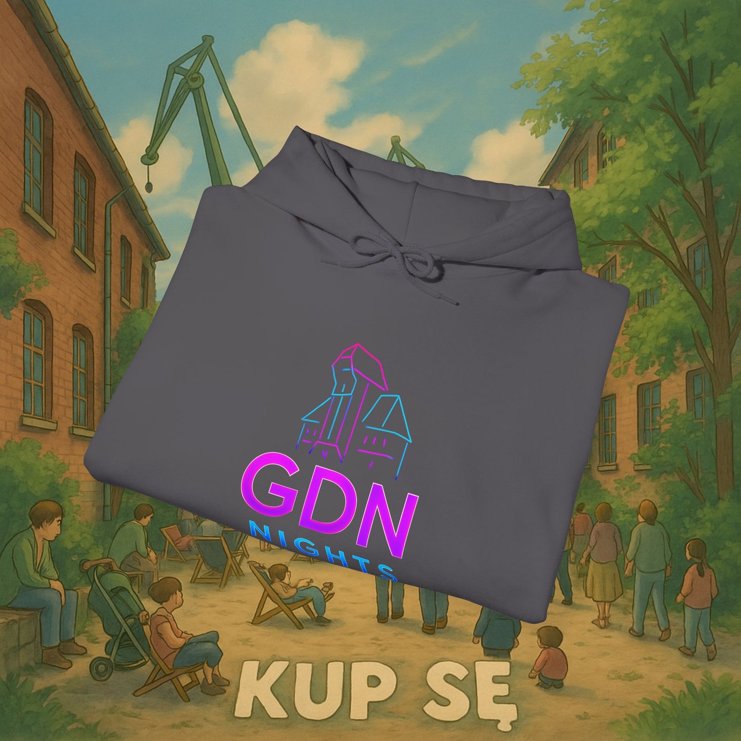 Unisex Heavy Blend Hoodie – GDN Nigths – Kup Se