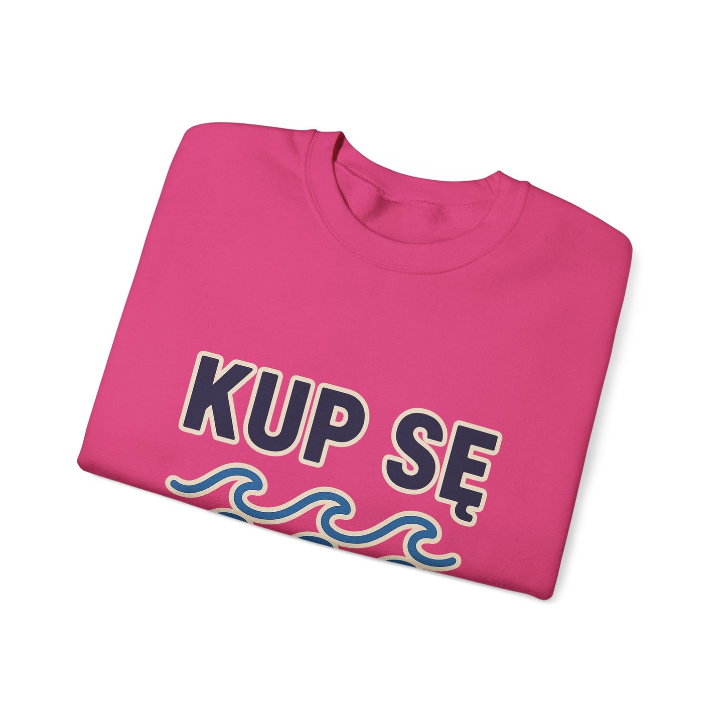 Bluza unisex z grafiką Kup Se Fale – klasyczny crewneck i miejski styl