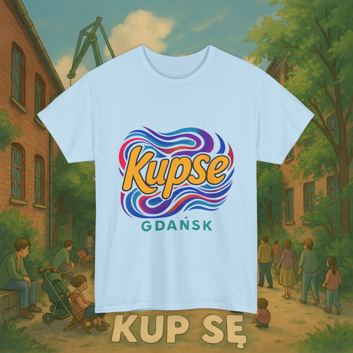 KupSe Kupse Acid Style t-shirt - Unisex Heavy Cotton Tee