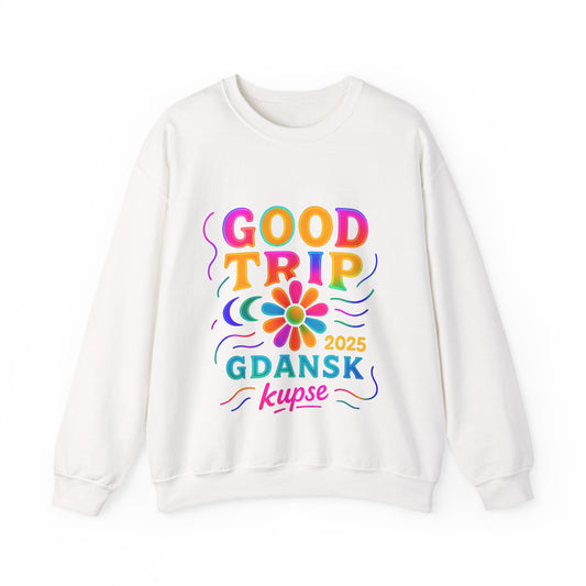 Bluza unisex z grafiką Kup Se Good Trip – klasyczny crewneck i miejski styl